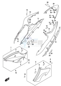 GSX-S1000 A drawing FRAME COVER (GSX-S1000AZUFL8 E21)