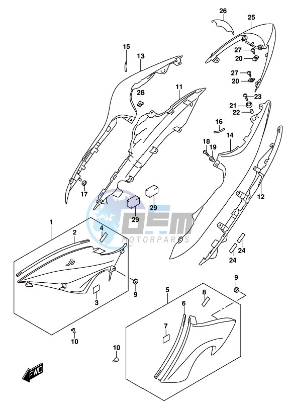 FRAME COVER (GSX-S1000AZUFL8 E21)