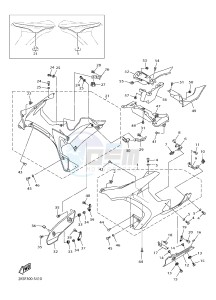 YZF-R1M 998 R5 (2KSF) drawing COWLING 2