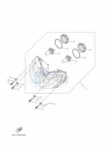 TRACER 700 MTT690-A (B0K2) drawing HEADLIGHT