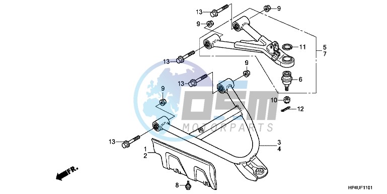 REAR BRAKE MASTER CYLINDER (NC750SA/SD)