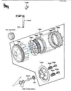 KLT 200 C [KLT200] (C2) | DIFFIRENTIAL AXLE [KLT200] drawing CLUTCH -- 84 KLT200-C2- -