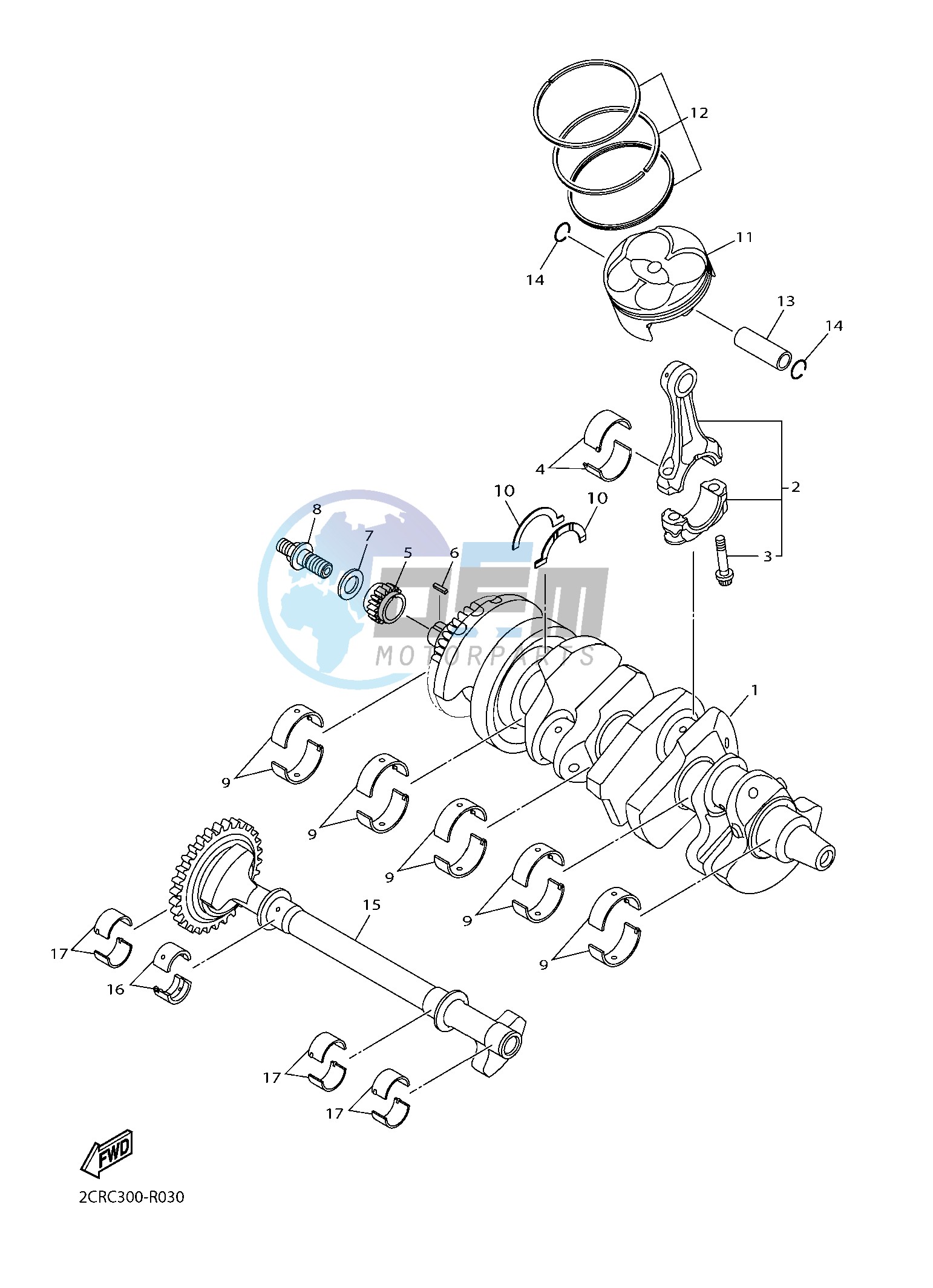 CRANKSHAFT & PISTON