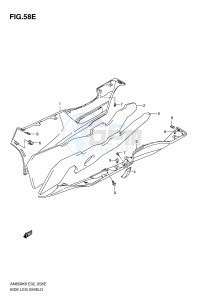 AN650 (E2) Burgman drawing SIDE LEG SHIELD (AN650AL0)