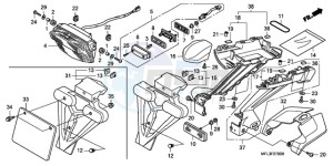 CBR1000RA9 U / ABS MME SPC drawing TAILLIGHT (CBR1000RR8,9/R A9)