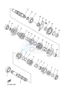 WR450F (1DX5) drawing TRANSMISSION