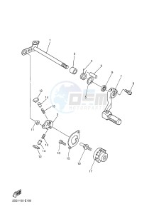 WR450F (1DX3) drawing SHIFT SHAFT