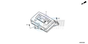 TRX500FEC drawing METER