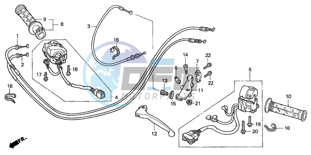 HANDLE LEVER/SWITCH/CABLE