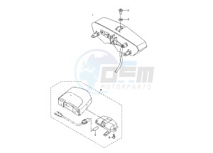 YZF R46 600 drawing TAILLIGHT