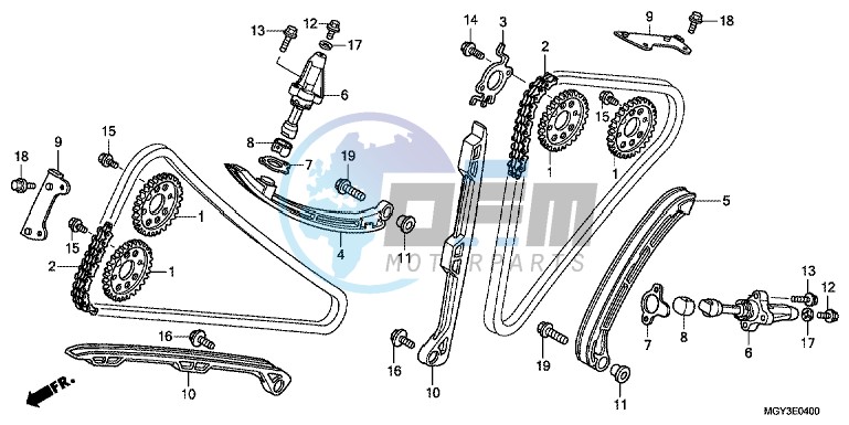 CAM CHAIN/ TENSIONER