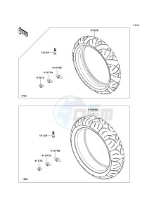 EX 650 C [NINJA 650R] (C9F) C9F drawing TIRES