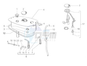 PX 150 (EMEA, APAC, LATAM) (Jp, Mx) drawing Fuel tank