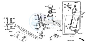 XL1000VA9 E / ABS MKH drawing REAR BRAKE MASTER CYLINDER (XL1000VA)