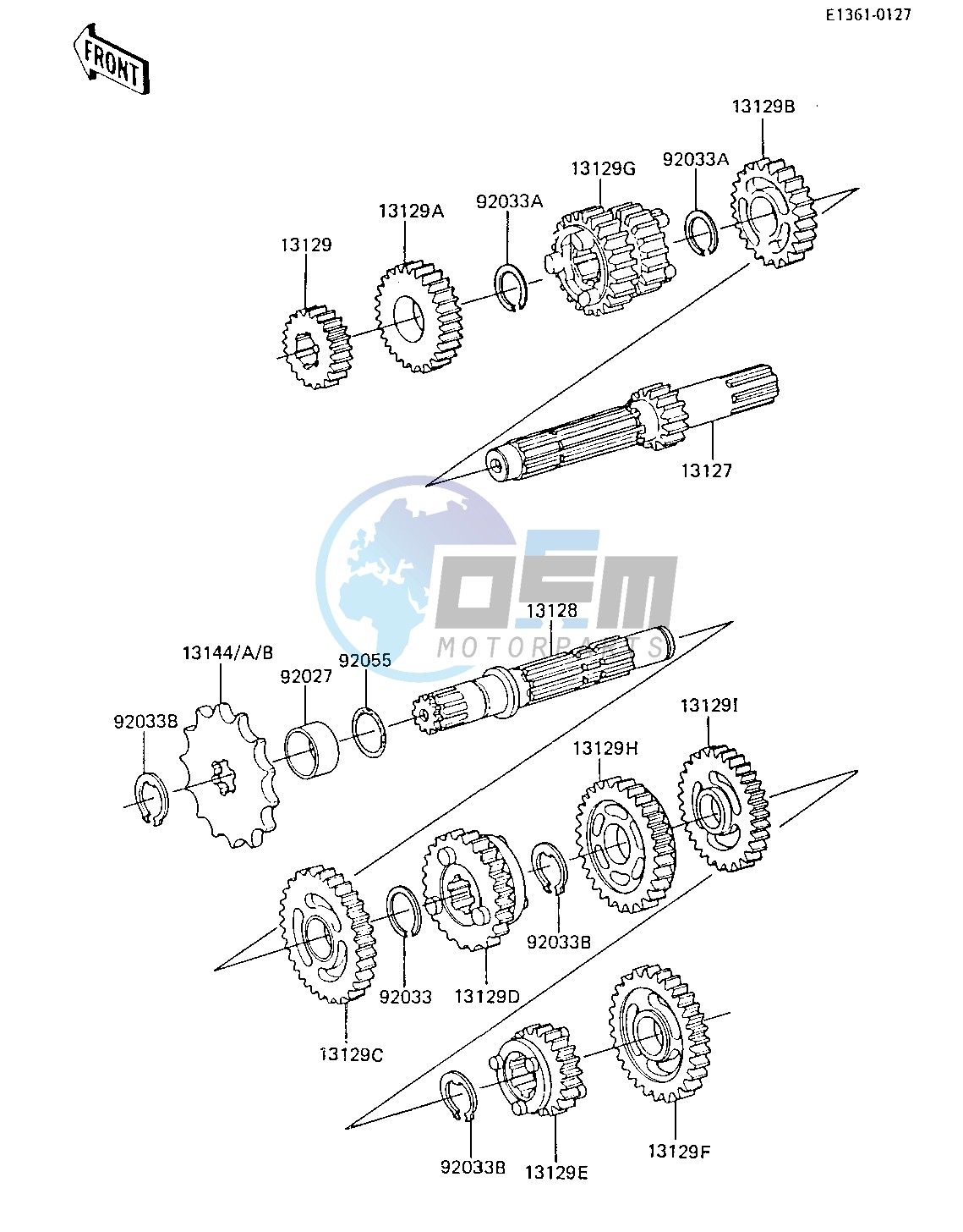 TRANSMISSION -- 85 KX80-E3- -