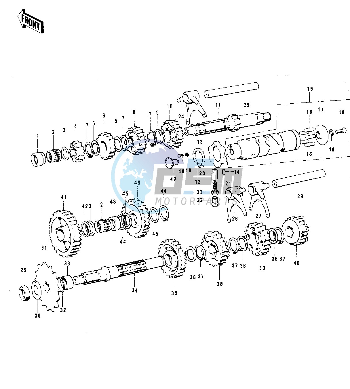 TRANSMISSION_CHANGE DRUM -- 73 F11M- -