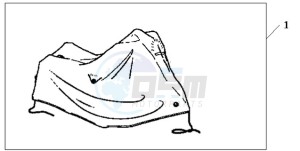 CBR125RWA Korea - (KO) drawing BODY COVER L