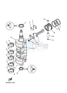 FT50CETL drawing CRANKSHAFT--PISTON