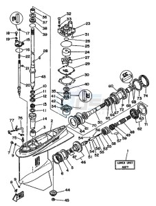 L200A drawing LOWER-CASING-x-DRIVE-1