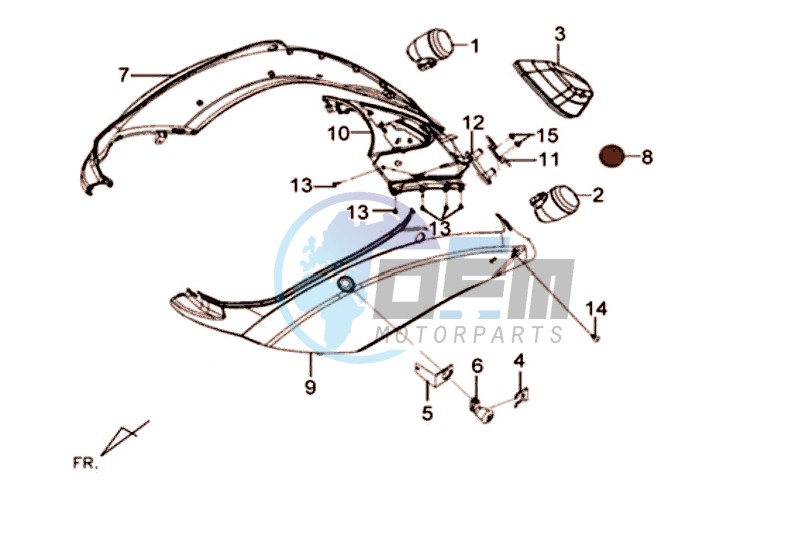 COWLING / TAIL LIGHT / INDICATORS