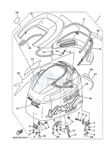 Z200P drawing TOP-COWLING