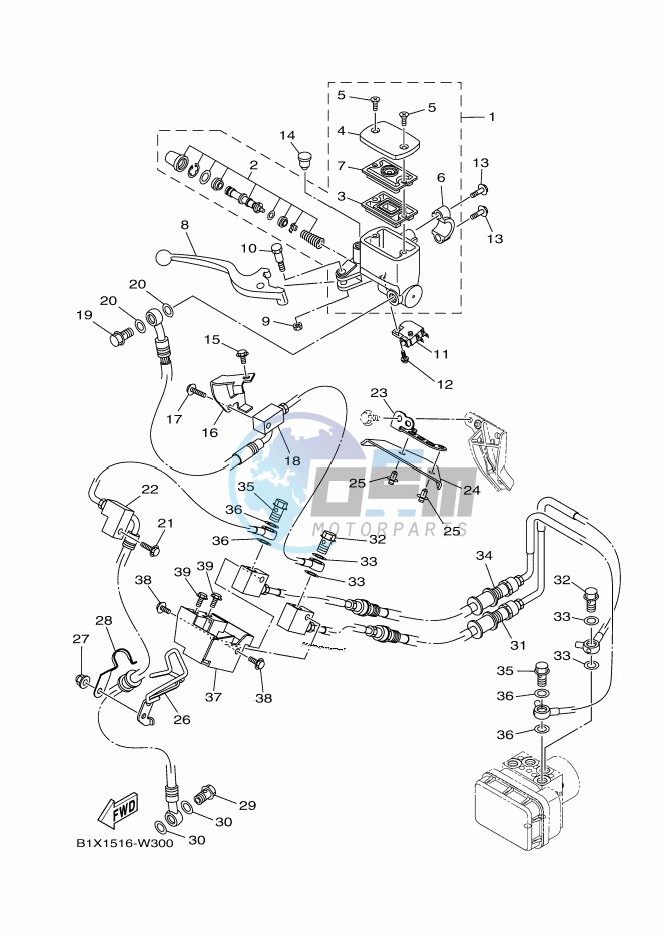 FRONT MASTER CYLINDER