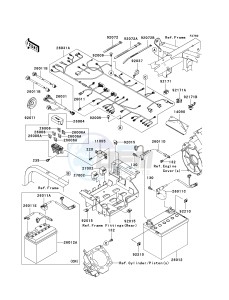 KRF 750 K [TERYX 750 FI 4X4 LE] (K9F) K9F drawing CHASSIS ELECTRICAL EQUIPMENT