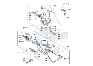 RAPTOR 1000 drawing THROTTLE BODY