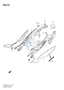 SFV650 (E21) Gladius drawing FRAME COVER