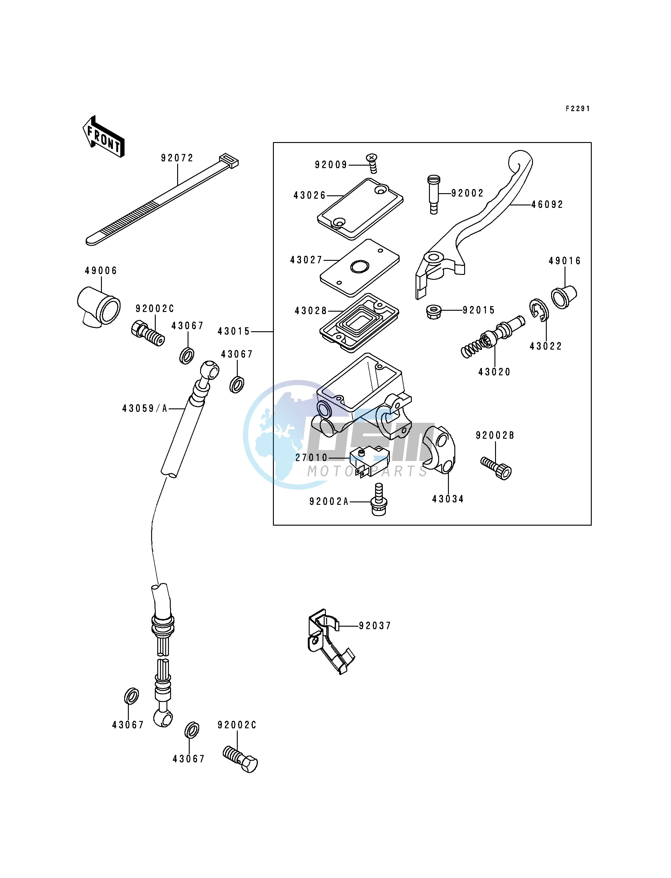 FRONT MASTER CYLINDER