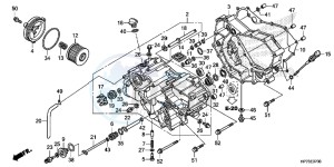 TRX420FAD TRX420 Europe Direct - (ED) drawing FRONT CRANKCASE COVER