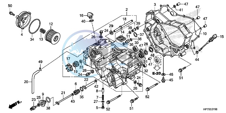 FRONT CRANKCASE COVER