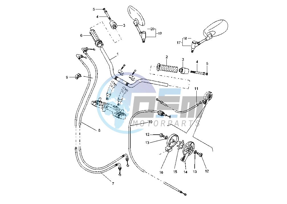 STEERING HANDLE -CABLE