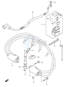 GSX600F (E2) Katana drawing ELECTRICAL