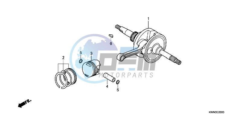 CRANKSHAFT/ PI STON