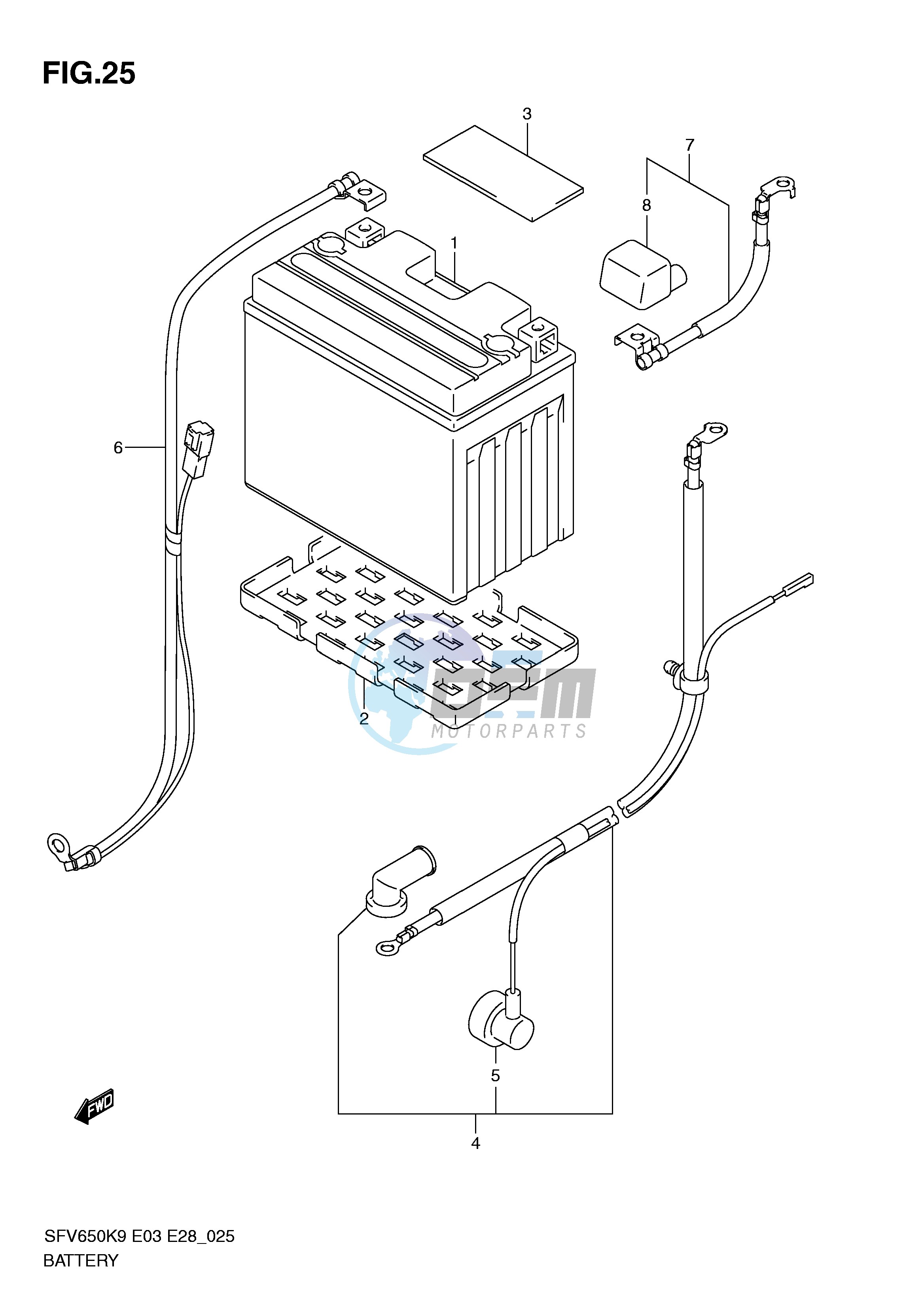 BATTERY (SFV650K9 L0)