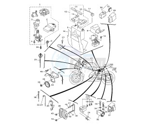 XJ6-F DIVERSION 600 drawing ELECTRICAL 2