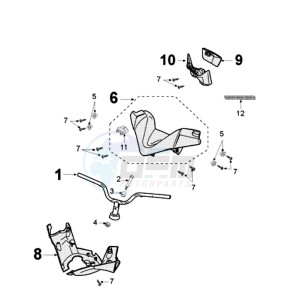 SAT 125 SC drawing HANDLEBAR