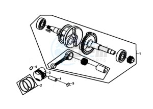 SYMPHONY SR 50 (L8) NL drawing CRANKSHAFT