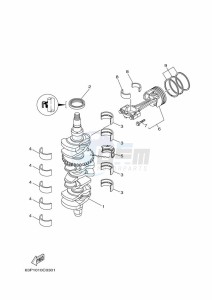 F150AETL drawing CRANKSHAFT--PISTON