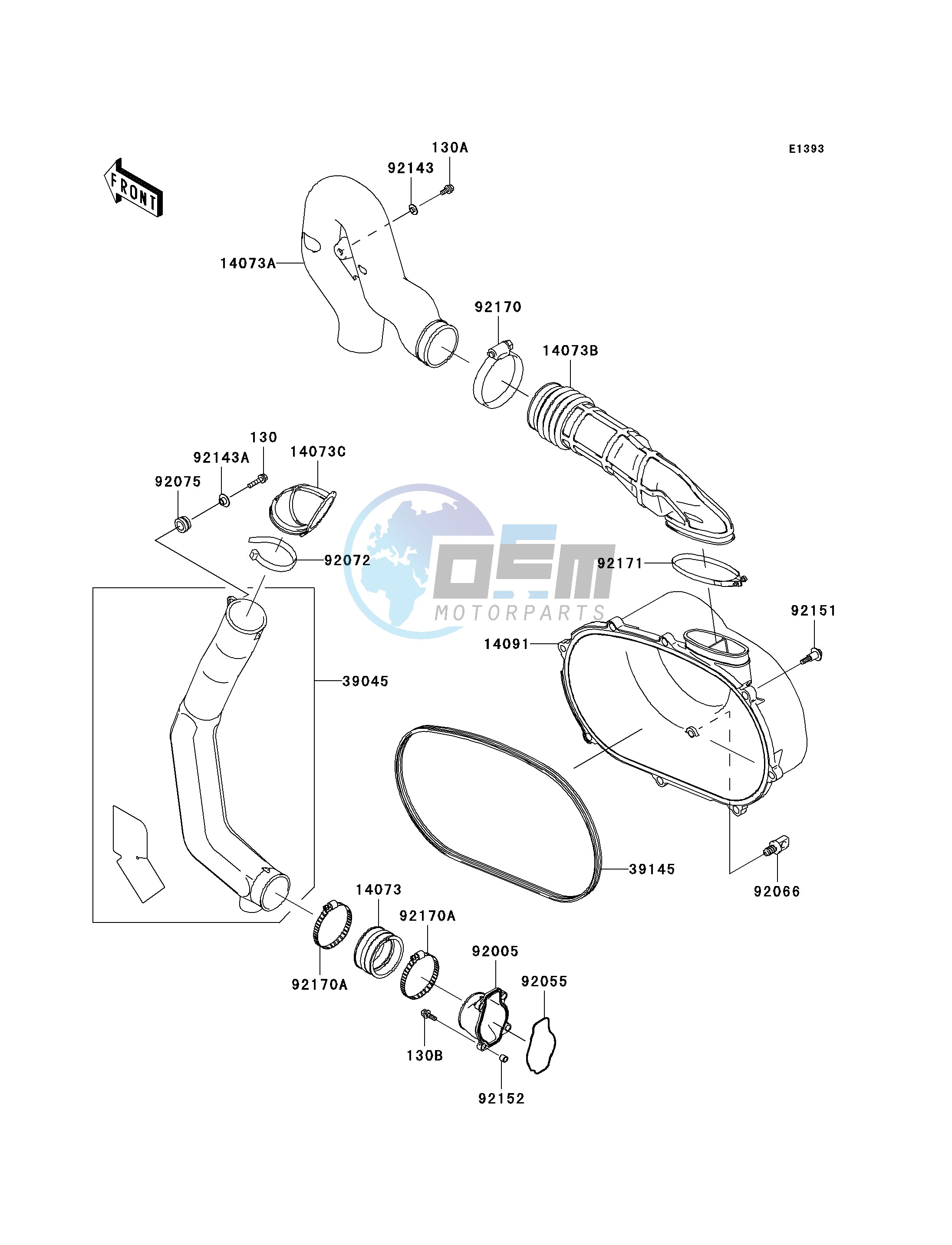 CONVERTER COVER_DRIVE BELT