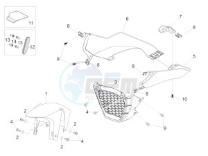 Tuono V4 1100 RR (USA-CND) USA-CND drawing Front body III