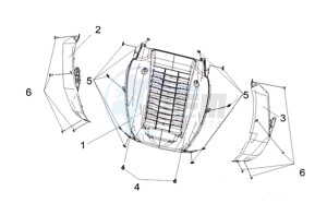 CRUISYM 250I (L8) EU drawing FRONT COWL