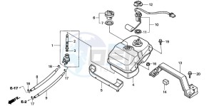 SH150 125 drawing FUEL TANK