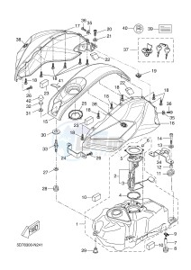 YZF-R125 R125 (5D7K 5D7K 5D7K 5D7K) drawing FUEL TANK