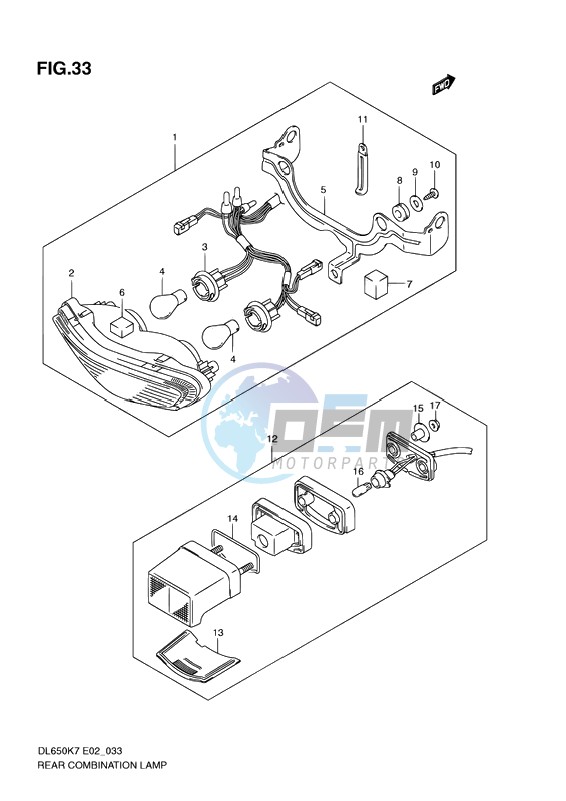 REAR COMBINATION LAMP