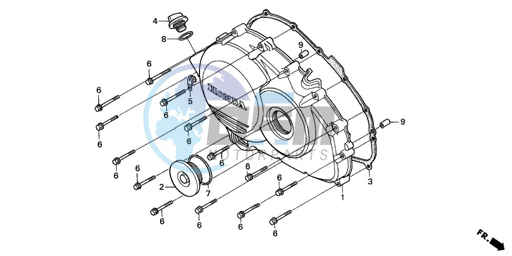 RIGHT CRANKCASE COVER