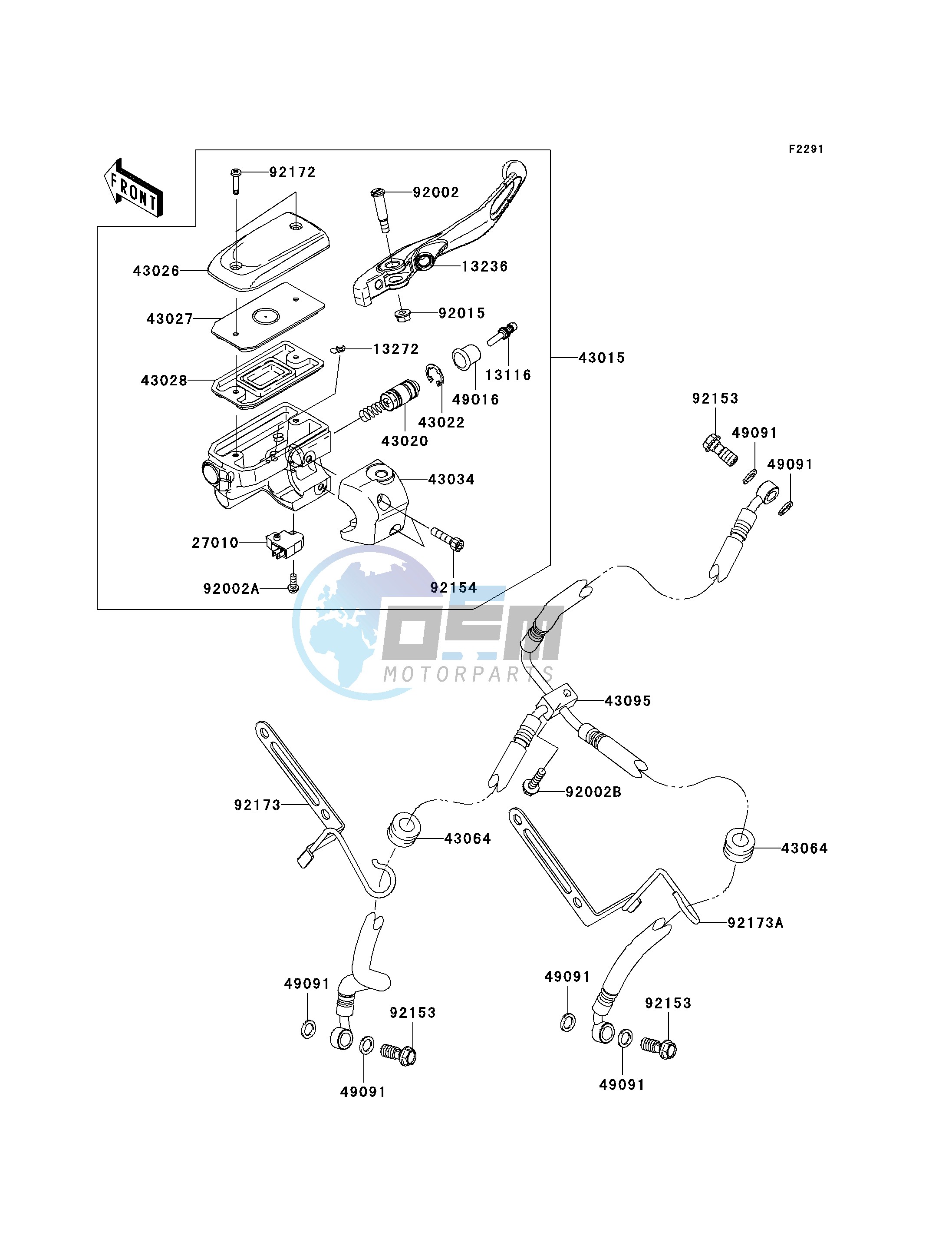 FRONT MASTER CYLINDER