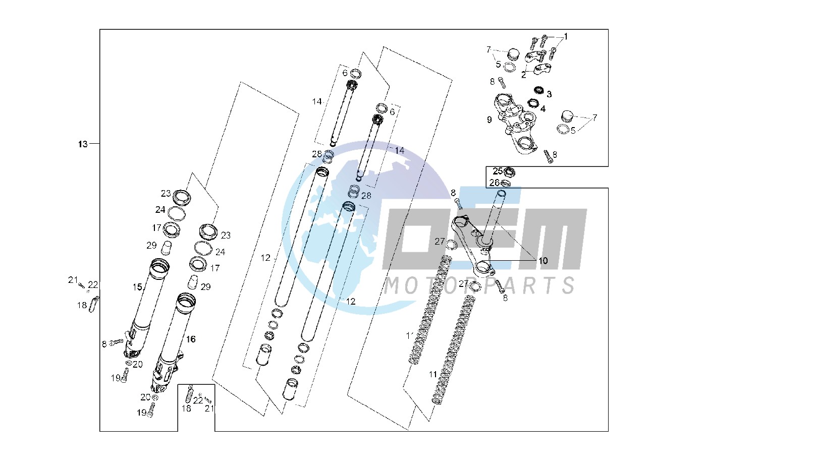 FRONT FORK PAIOLI <7H351754