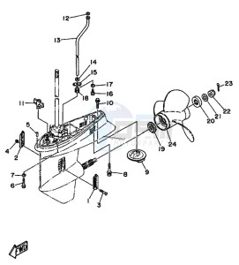 55B drawing LOWER-CASING-x-DRIVE